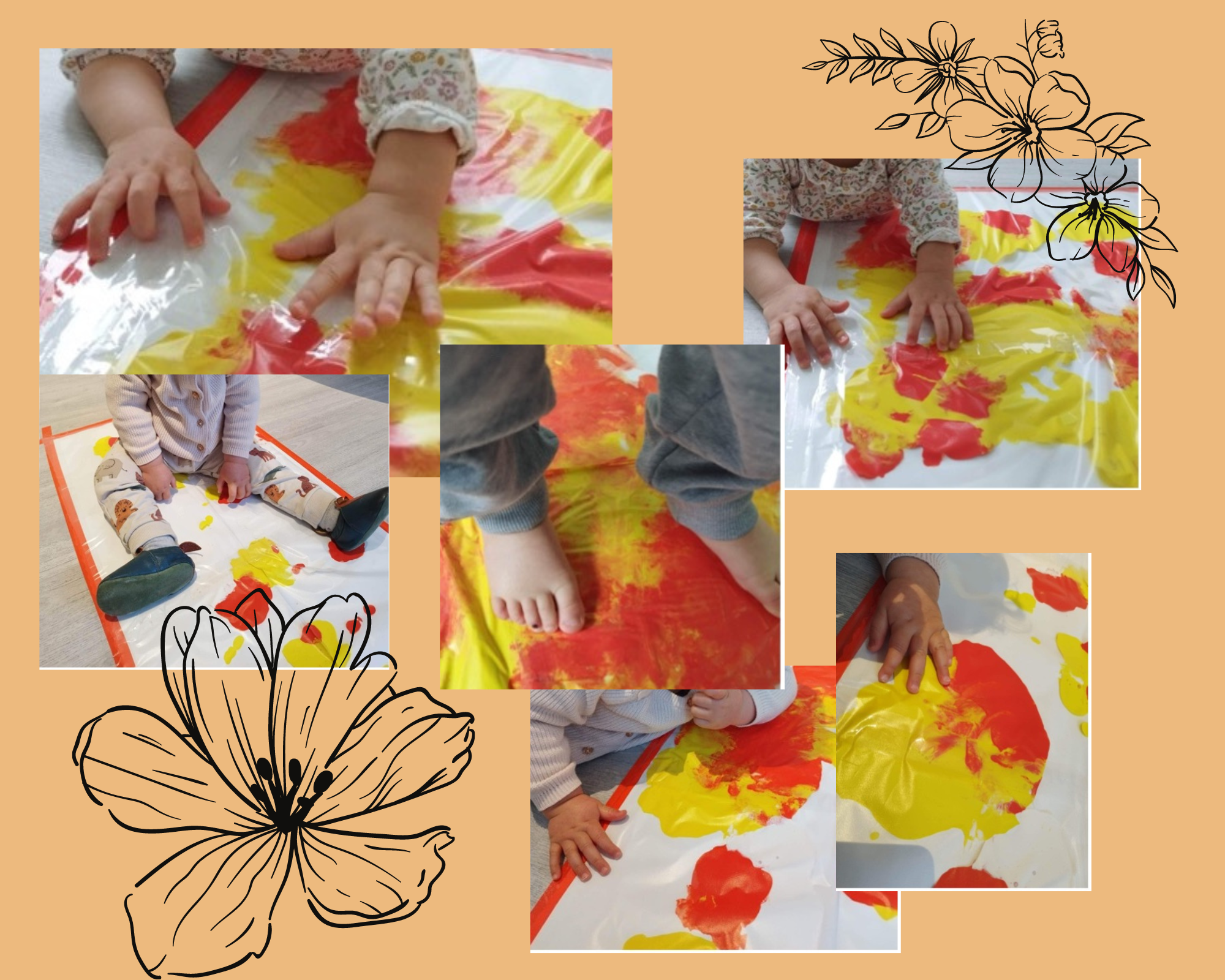 La peinture propre : une activité créative et sensorielle pour